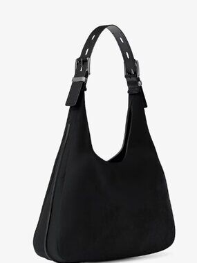 Black Michael Kors Nolita Hobo/Laptop Bag